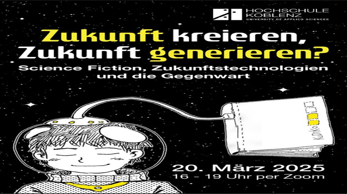Werbeflyer "Zukunft kreien, Zukunft generieren?" - Seite 1