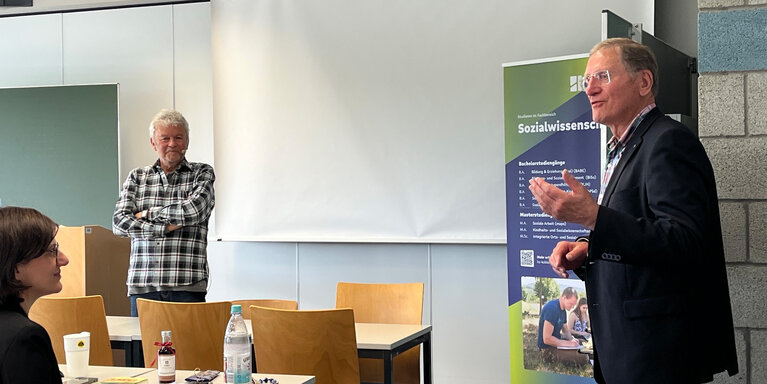 Studierende der Sozialen Arbeit bei der Lesung