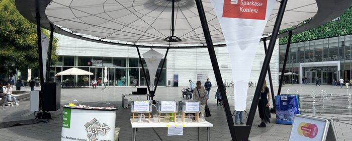 Forschungspavillon auf dem Zentralplatz