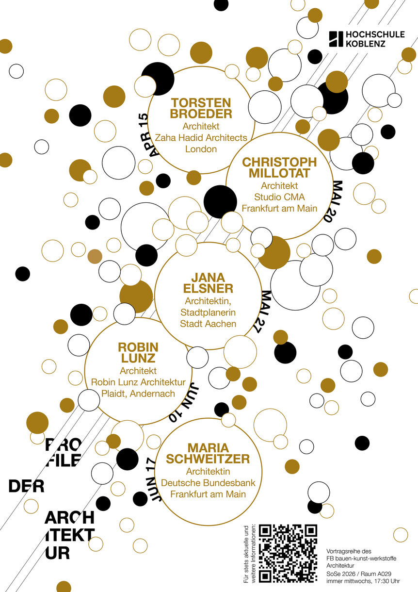 Programmplakat Profile der Architektur SoSe 2026