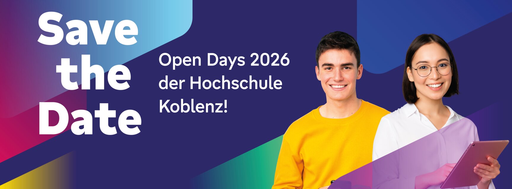 Save the Date Open Days 2026