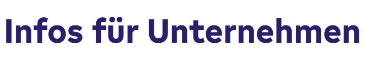 Link zur Infoseite für Unternehmen