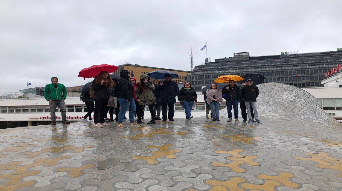 Gruppenfoto in Finnland