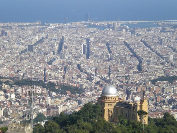 Barcelona von oben