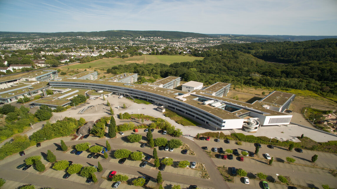 Aerial photograph of the RheinMoselCampus