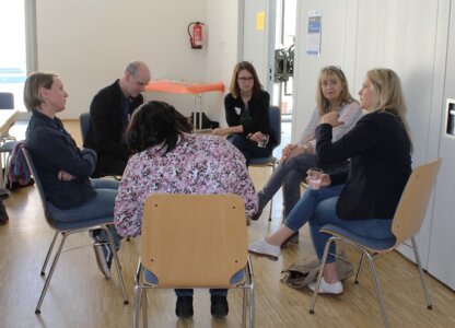 Gruppenarbeit im IBEB Diskursforum Kinderarmut