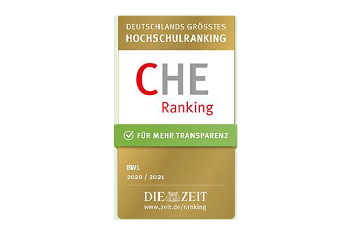 Siegel des CHE Rankings 2020/2021