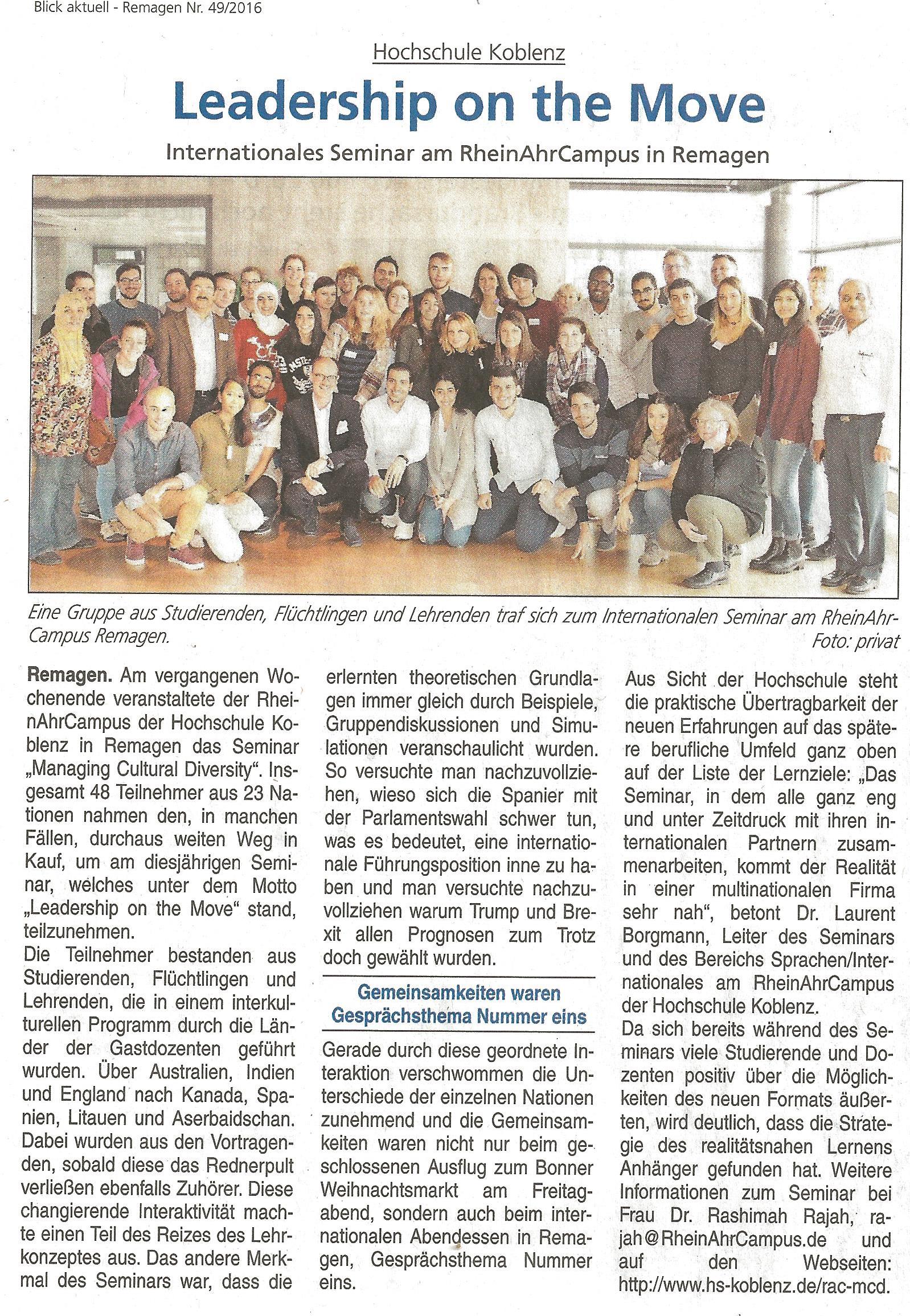 Zeitungsartikel