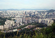 Blick über Seoul