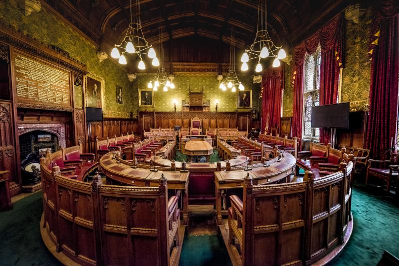 Guildhall Council Chamber in York (UK)