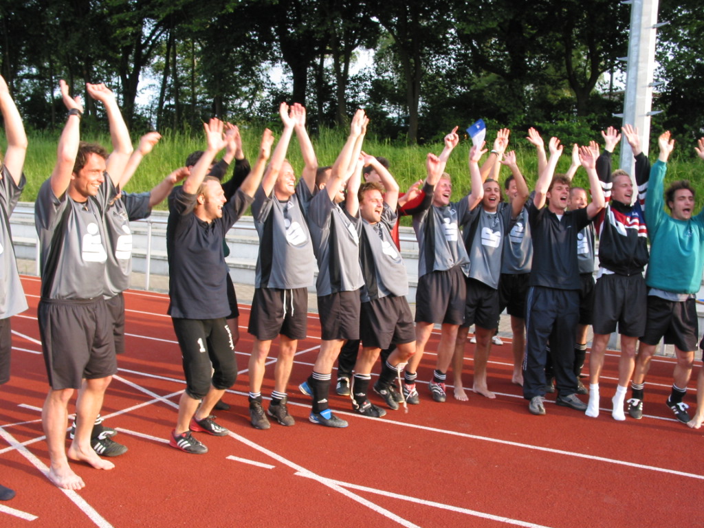 [Translate to English:] Sportmanagement Cup Siegesfeier
